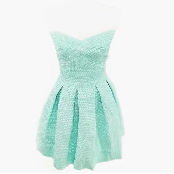 L'ATISTE | Dresses | Colatiste Light Aqua Green Bandage A Line Sweetheart  Neckline Casual Mini | Poshmark